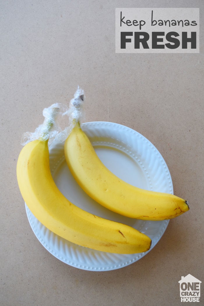 the secret on how to keep bananas fresh