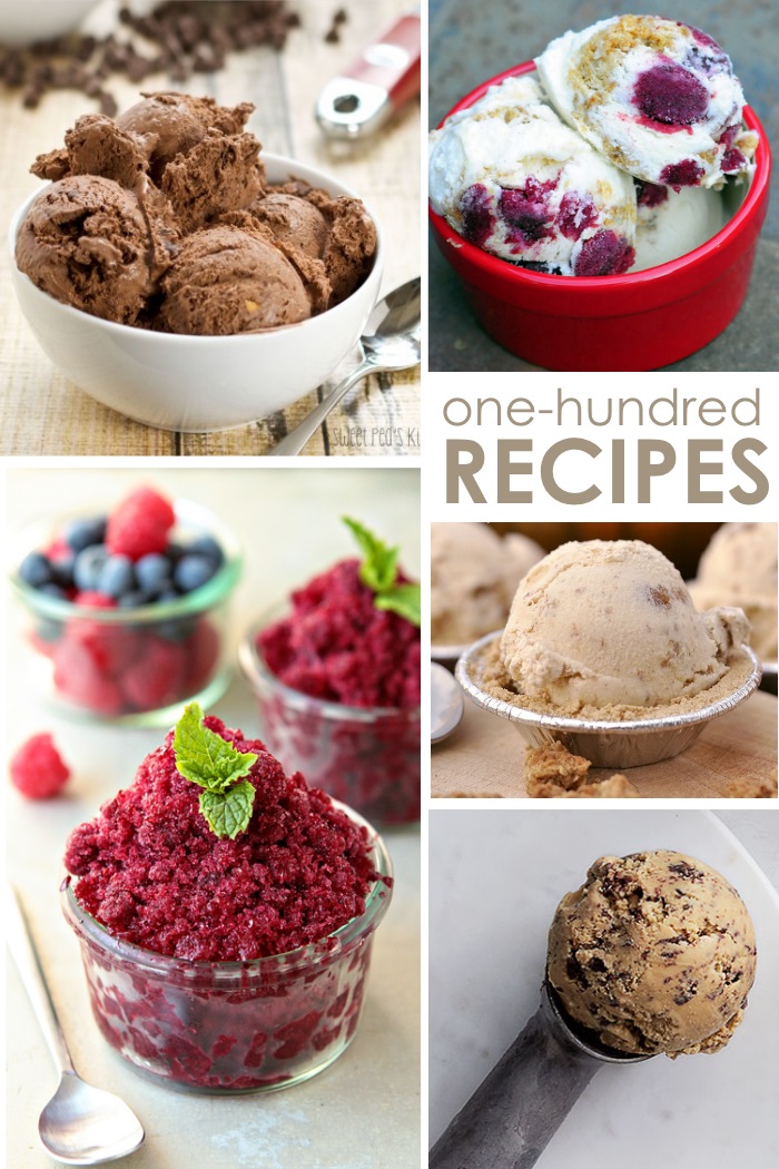 100 recipes of ice cream