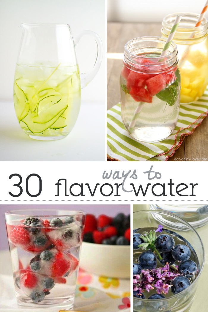 30 ways to flavor water