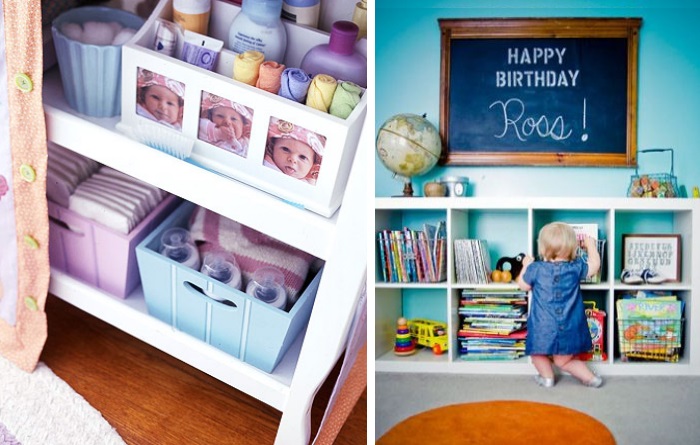 living room baby storage
