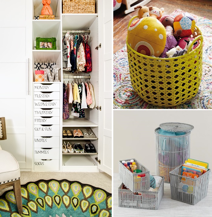 ways to organize a baby room