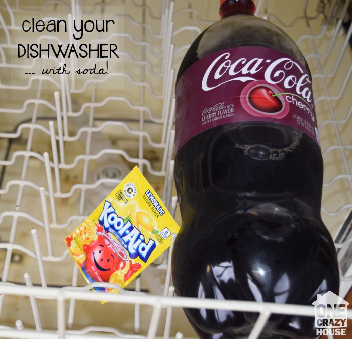 use soda to clean your dishwasher