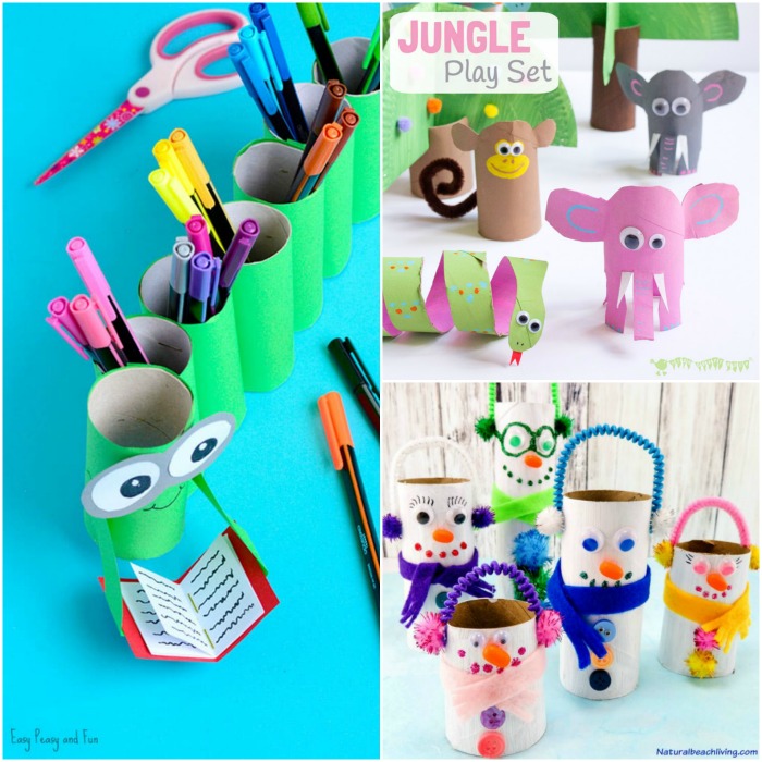 13 things to make with toilet roll tubes