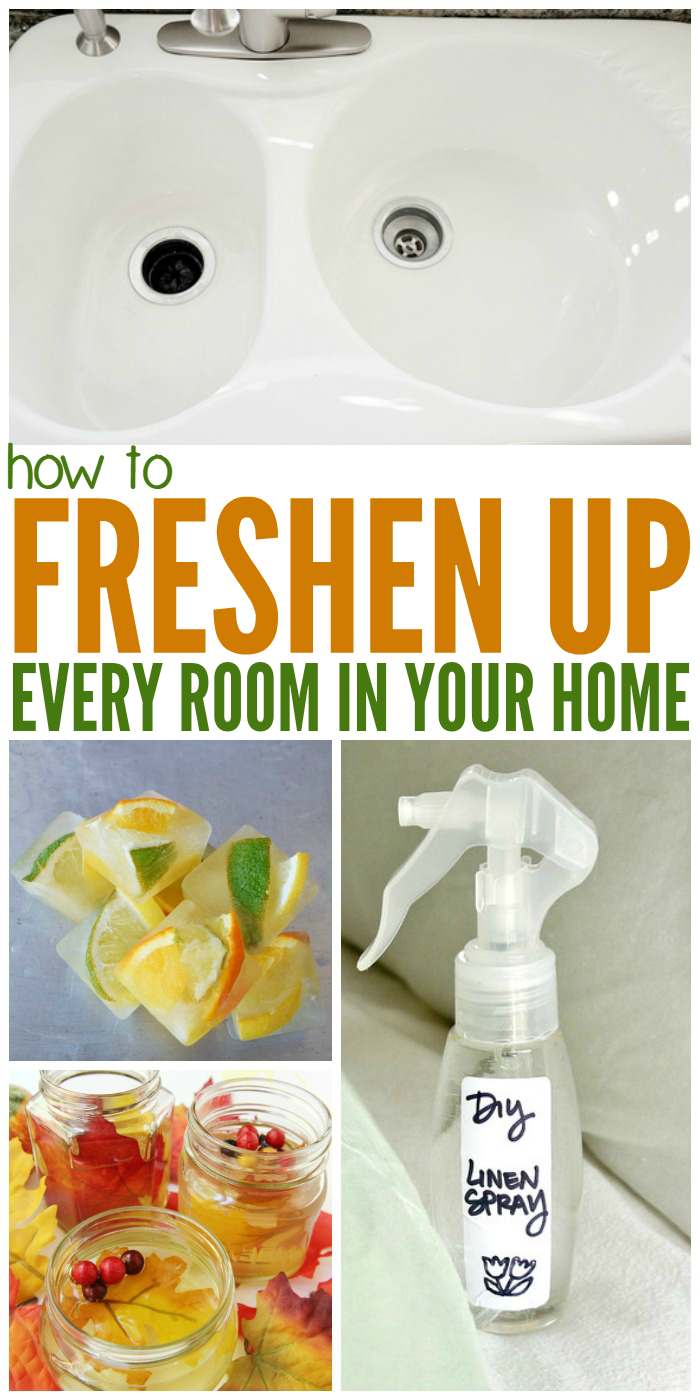 Get rid of those annoying smells, big or small, these great DIY tips and tricks.