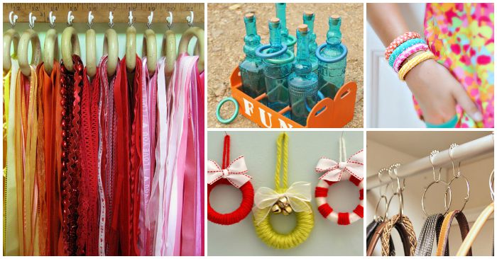 16 Unexpected Ways to Use Shower Curtain Rings