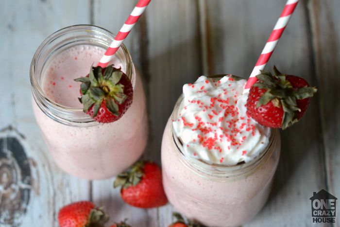 Yummy strawberry banana smoothie recipe