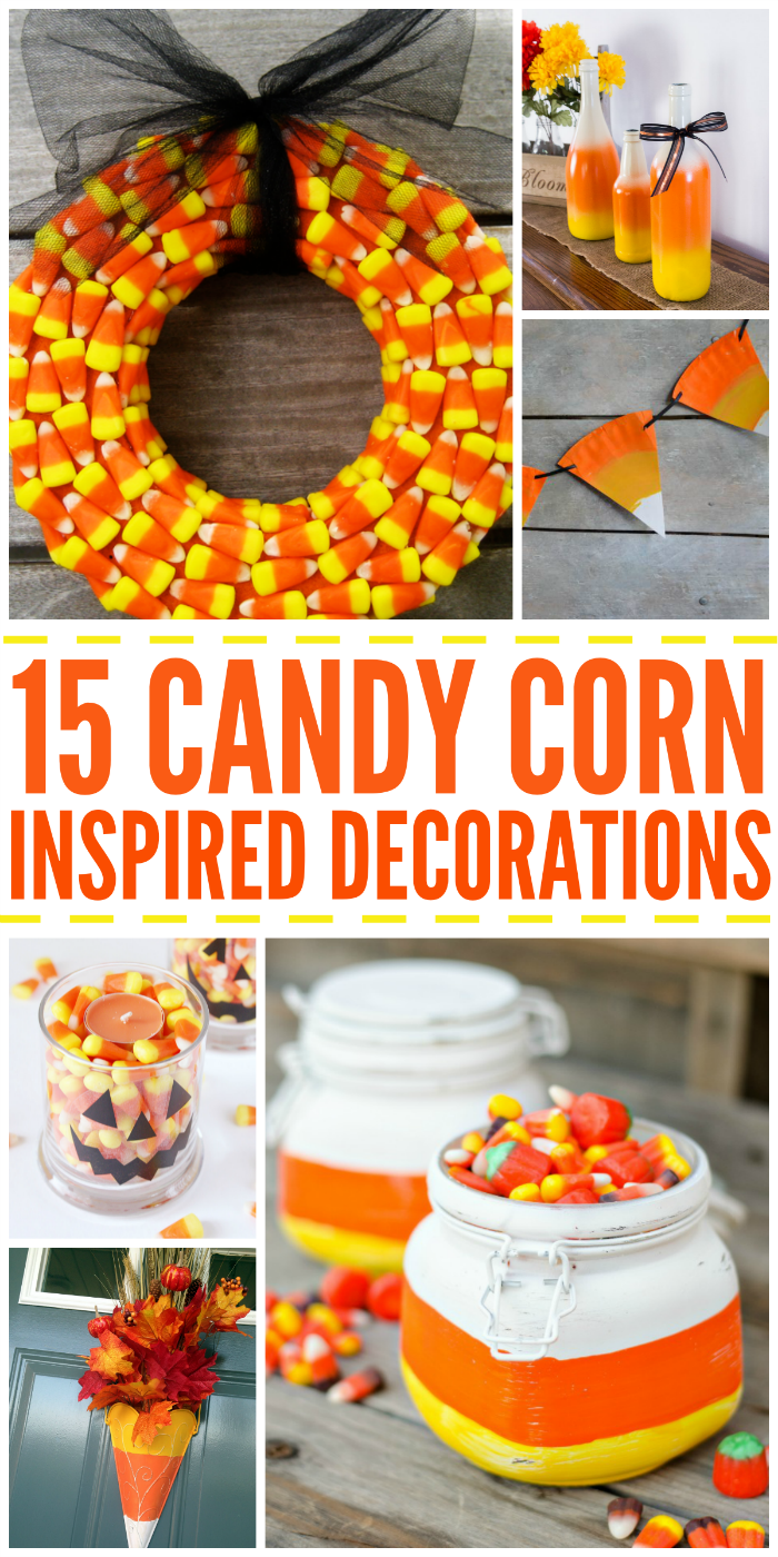 15 Candy Corn Inspired Decorations