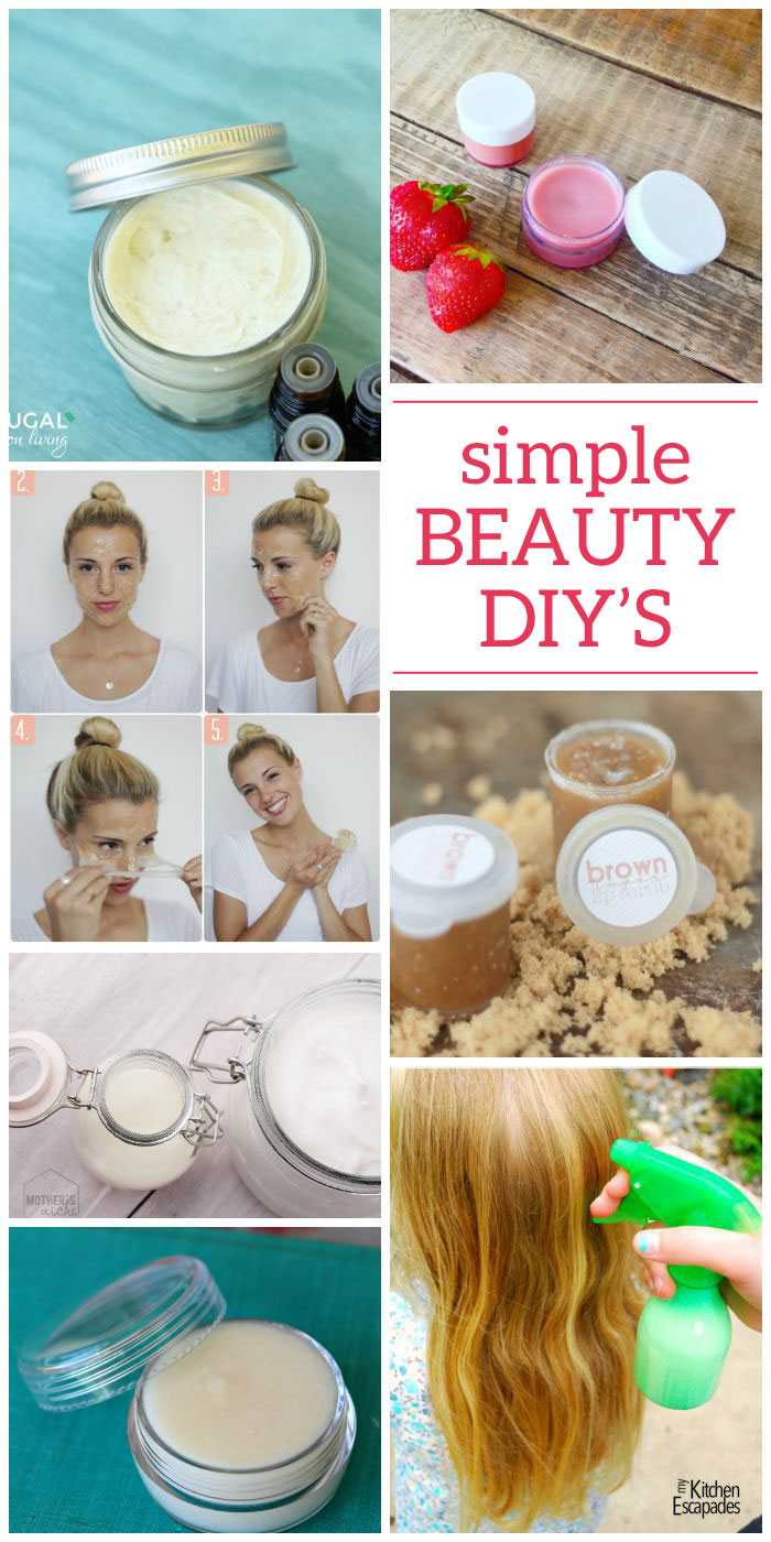 Making DIY beauty products can sound a little overwhelming at first, but it's really pretty easy! Just pick out your favorite and take it step by step. You'll find DIY and homemade is always better! #DIYbeautyproducts #onecrazyhouse #homemade #DIY #beauty #skincare