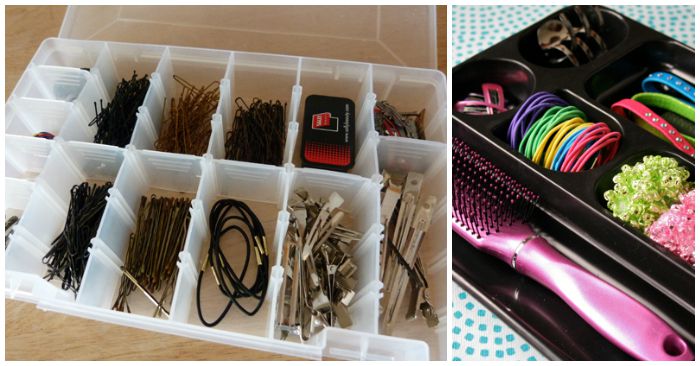 How To Organize Hair Accessories Clutter Of Girls