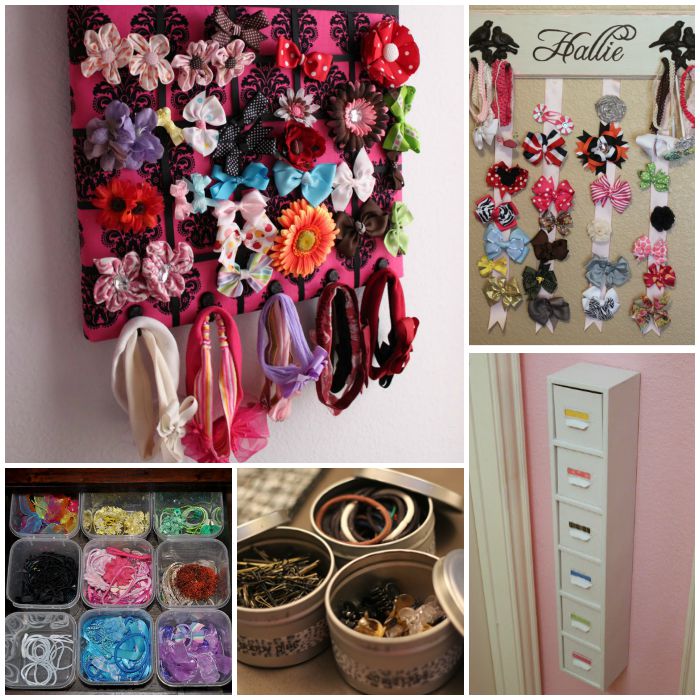 How to Organize Hair Accessories {Never Lose Hair Elastics Again!}  Hair  accessories storage, Organizing hair accessories, Hair accessory storage  organizers