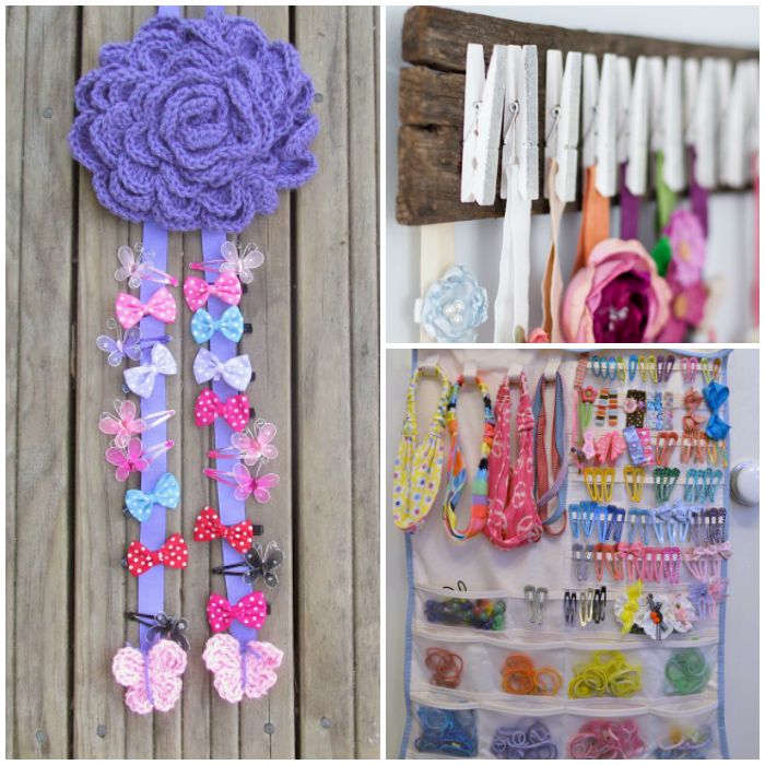 Hair Accessory Organizer System With Elastic Hair Elastics