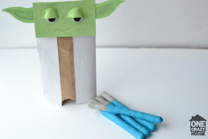 lightsaber pretzels and yoda