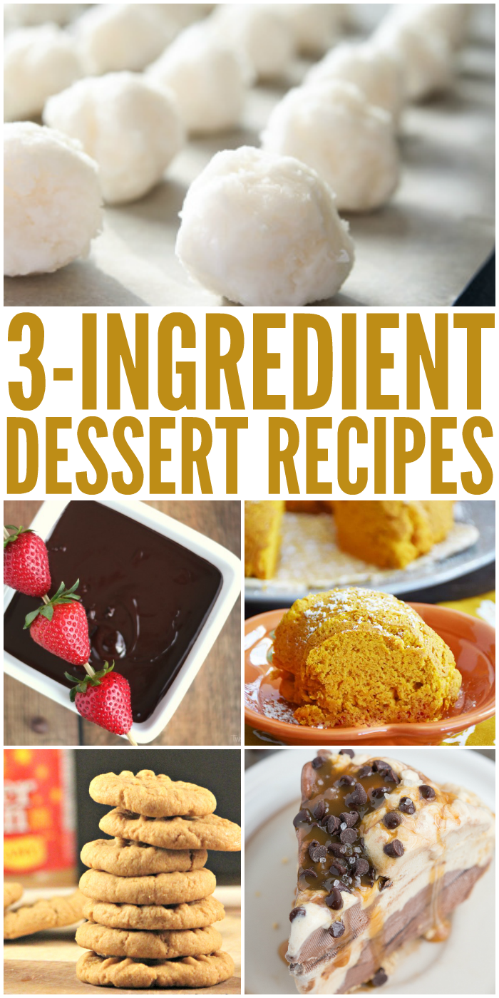 Dessert Recipes You Won't BELIEVE Only Have 3 Ingredients!