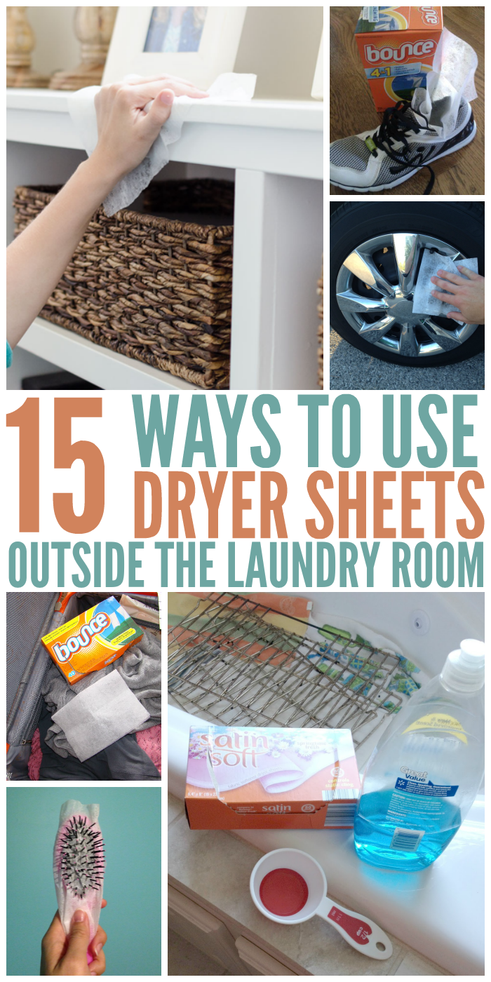 15 Ways to Use Dryer Sheets Outside the Laundry Room