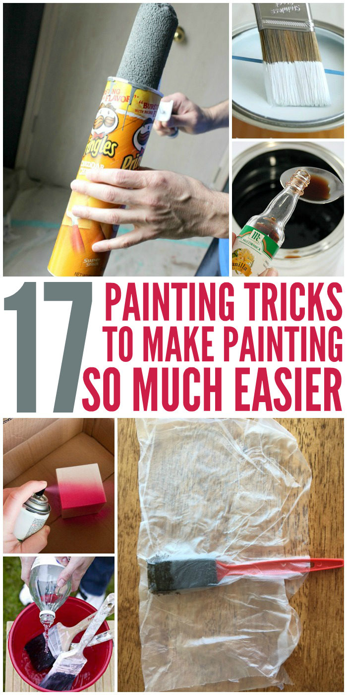 17 Painting Tricks to Make Painting Easier