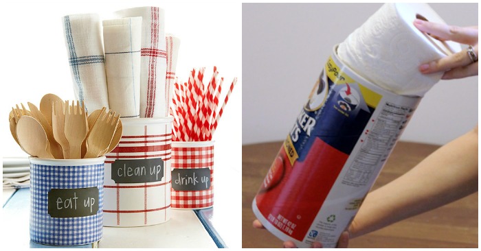 Turn an Oatmeal Box in to Decorative DIY Storage