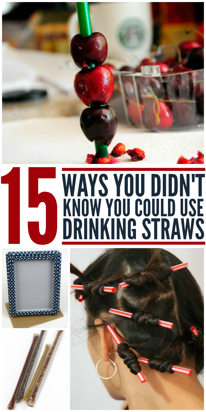 15 Ways You Didn't Know You Could Use Drinking Straws