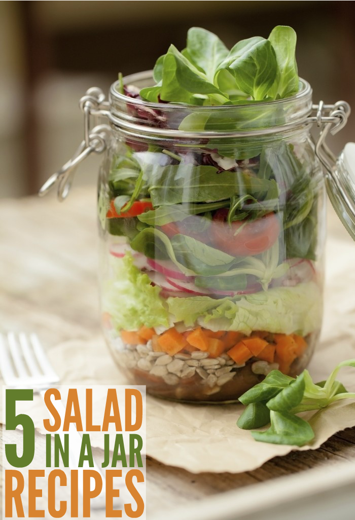 5 Vegetarian Salad in a Jar Recipes