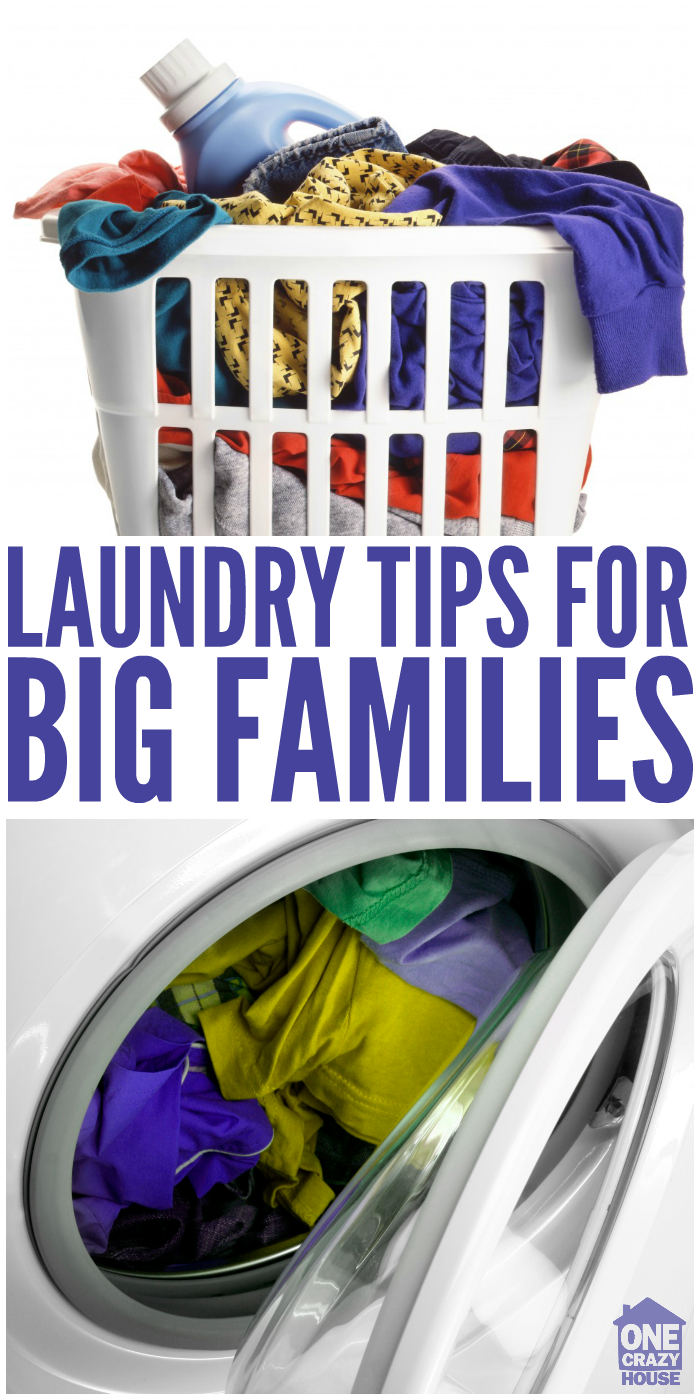 Laundry Tips for Large Families