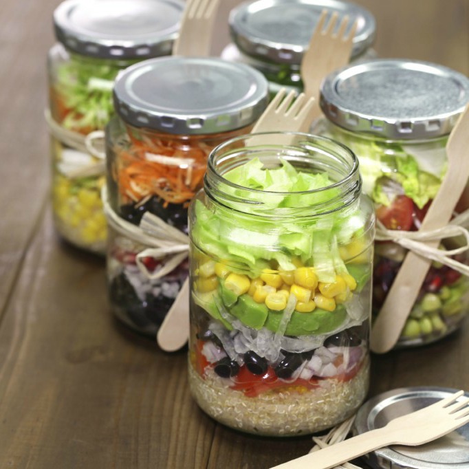 salad in a jar recipe ideas