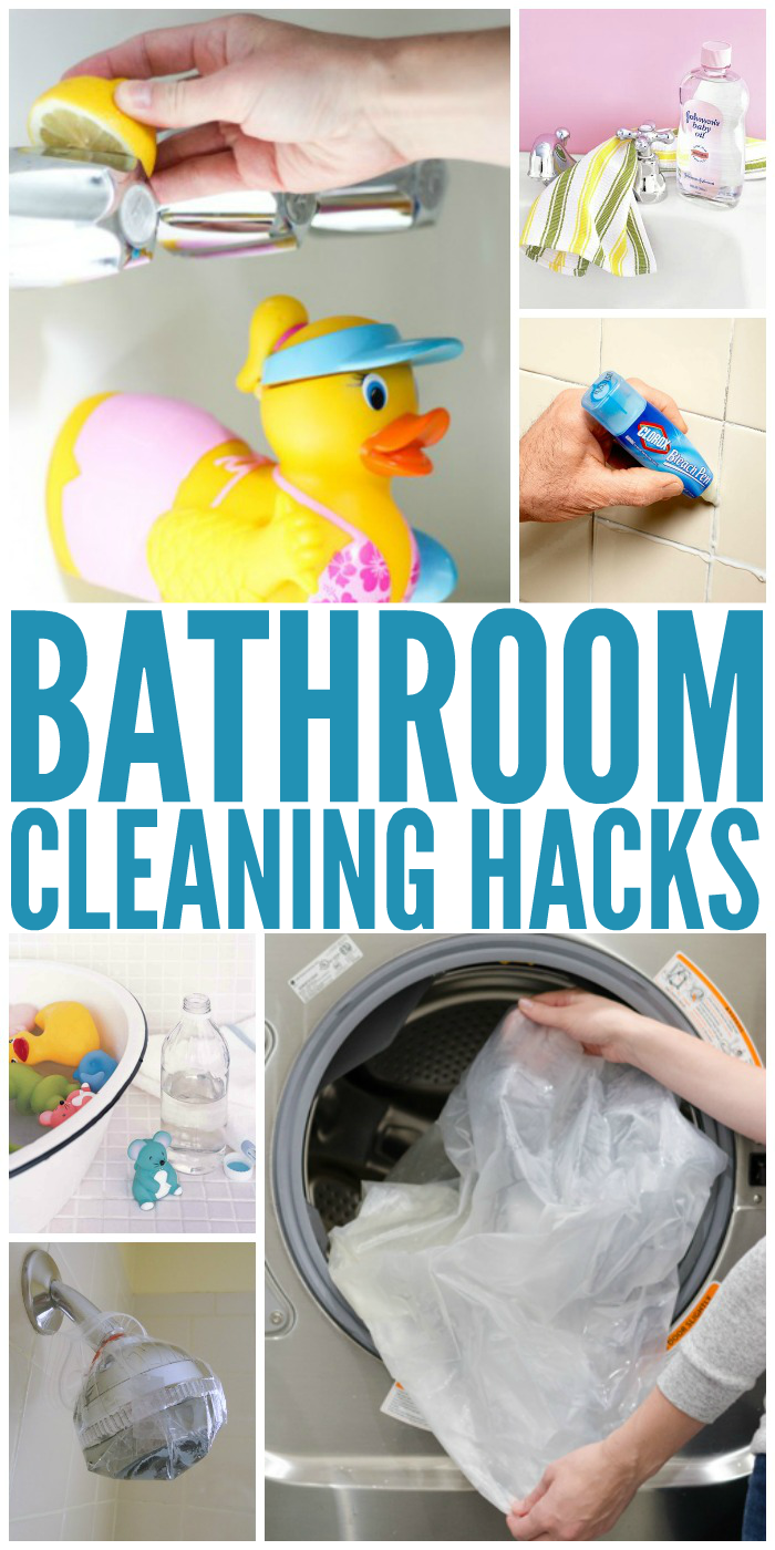 Bathroom Cleaning, Hacks For Bathroom, Cleaning Hacks For Home