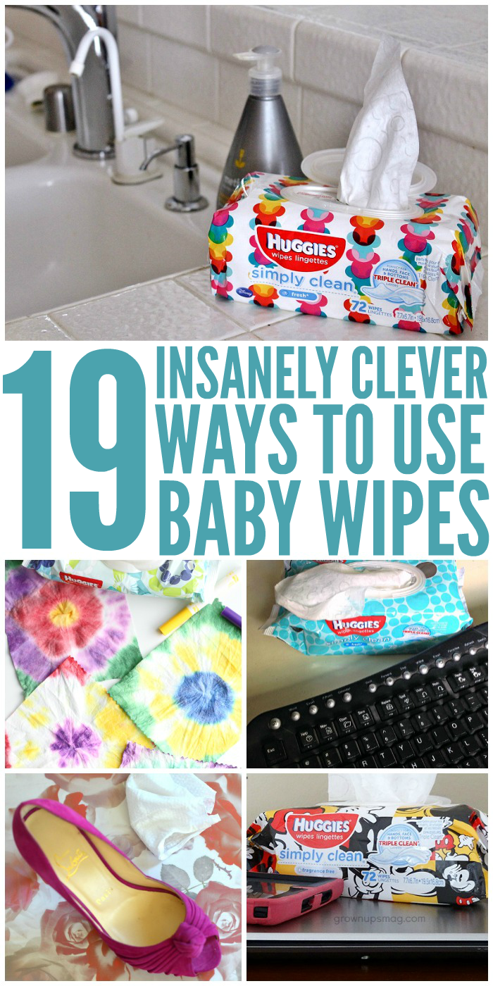 19 Insanely Clever Uses for Baby Wipes