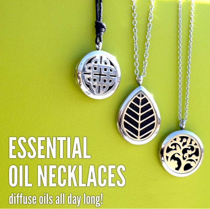 essential oil necklaces