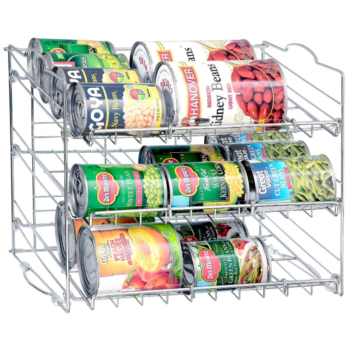 can holder for a pantry