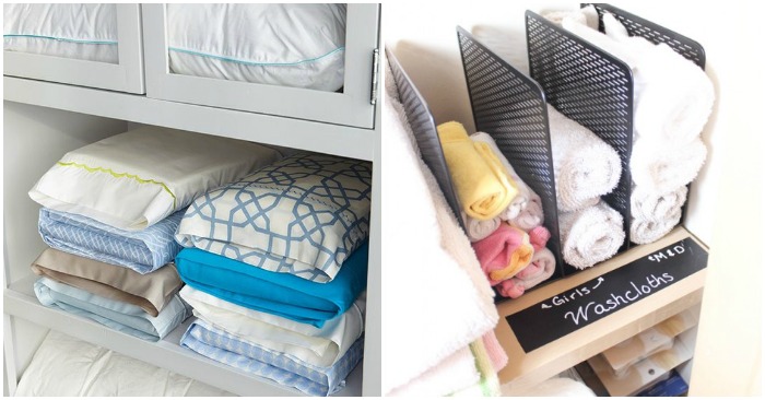 13 Brilliant Linen Closet Organization Ideas