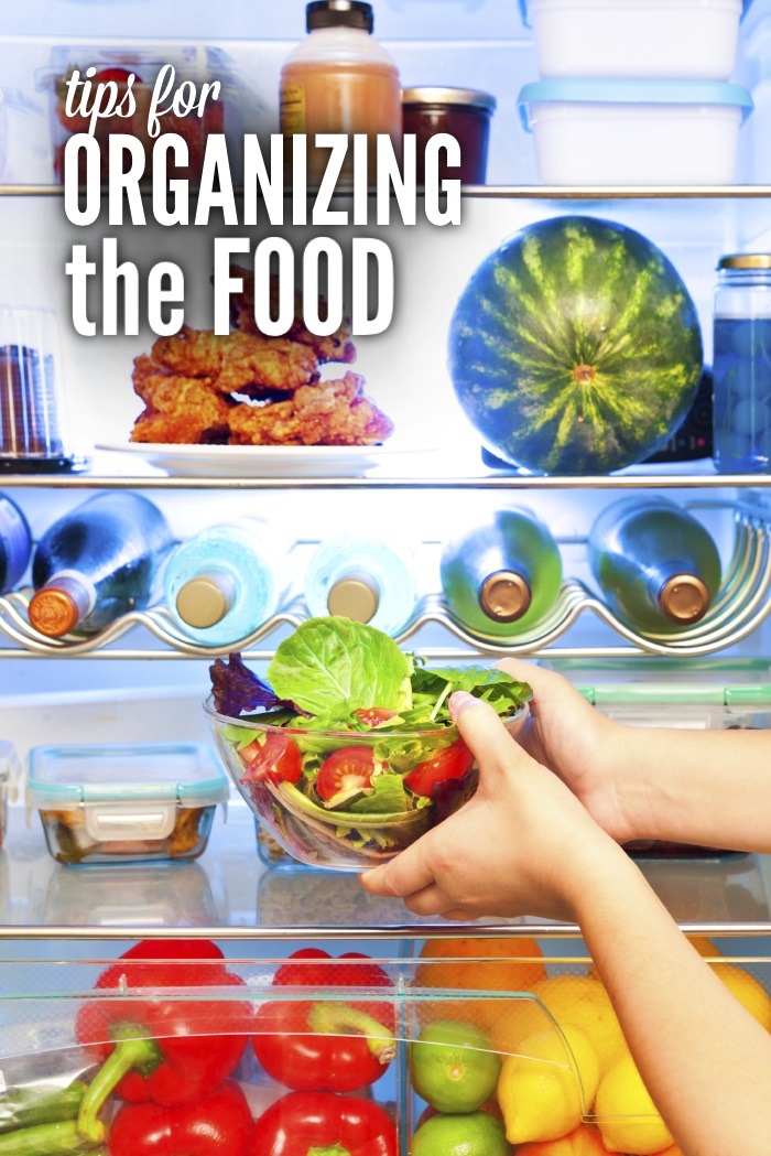 how to organize food