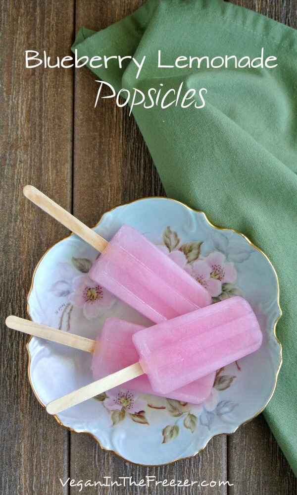 Blueberry Lemonade Popsicle