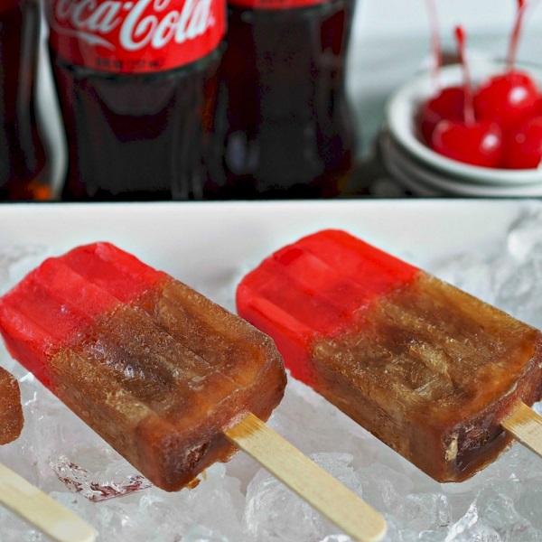 Cherry Coke Popsicle