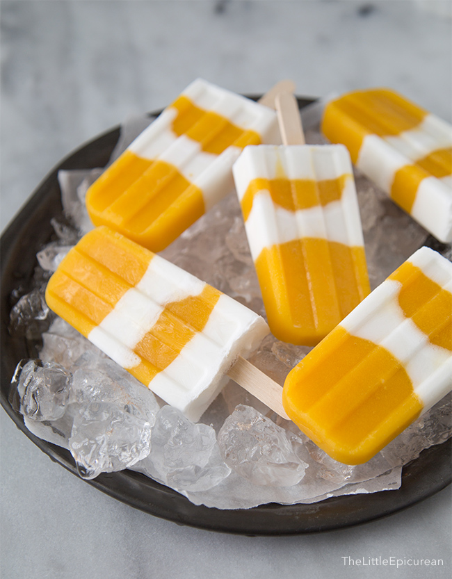 Coconut Mango Popsicle