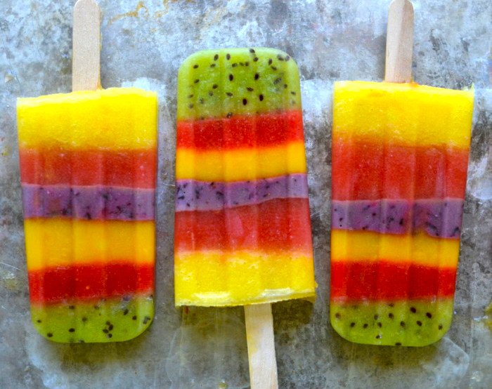 Rainbow Whole Fruit Popsicle