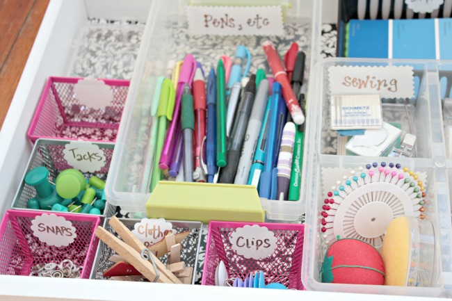 How to Make a Desk Organizer on the Cheap - Sabrinas Organizing