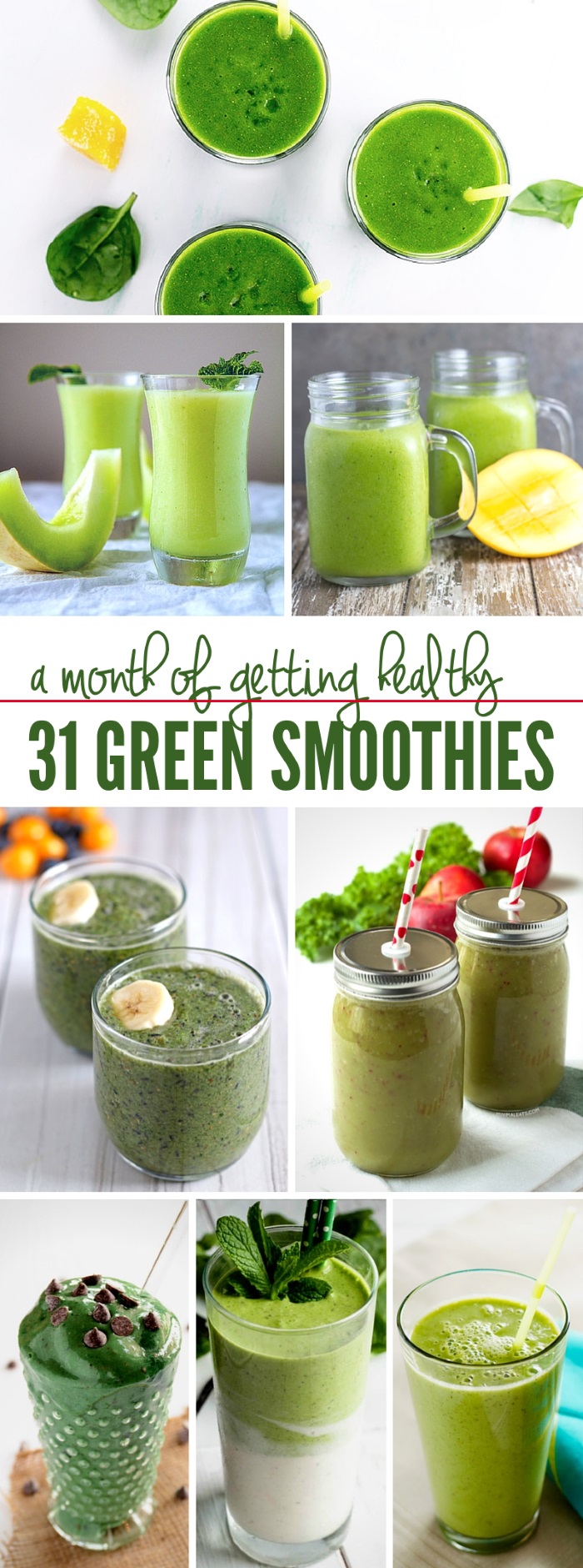 These green smoothie recipes are delicious and tasty! Homemade and packed full of nutrients, you won't want to miss out on these smoothie recipes! #onecrazyhouse #greensmoothierecipes #DIYsmoothies 