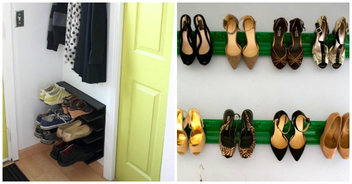 Crown molding deals shoe rack