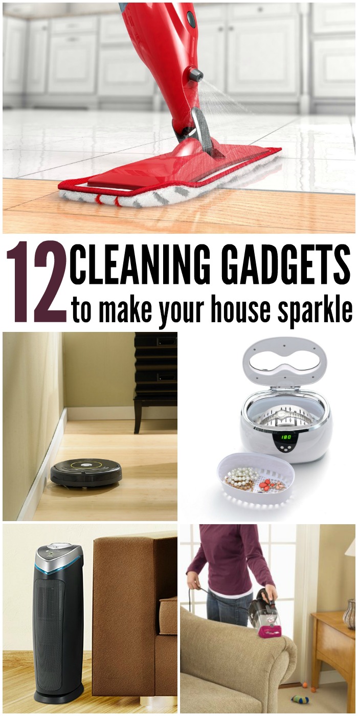 12 Cleaning Gadgets that will make your Whole House Sparkle | www.onecrazyhouse.com