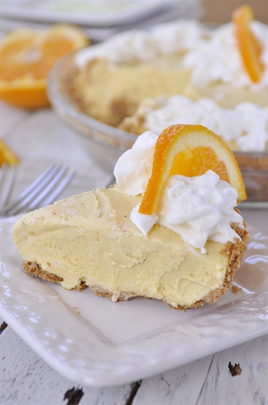 Creamsicle Ice Cream Pie