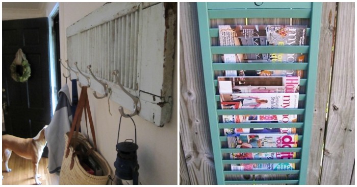 17 Ways You’ve Never Thought to Reuse Old Shutters