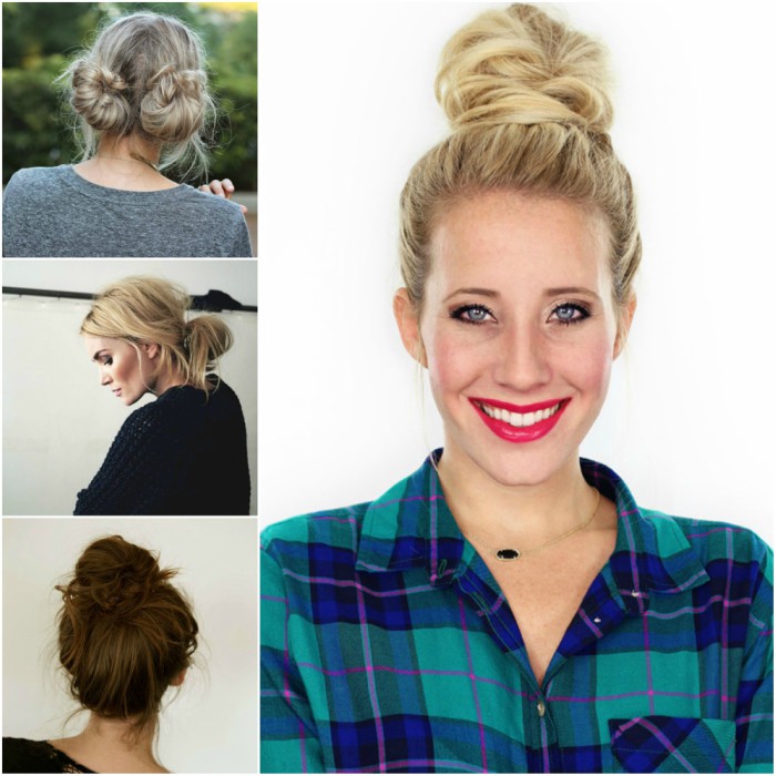 Super Simple Bun Hairstyles for Summer