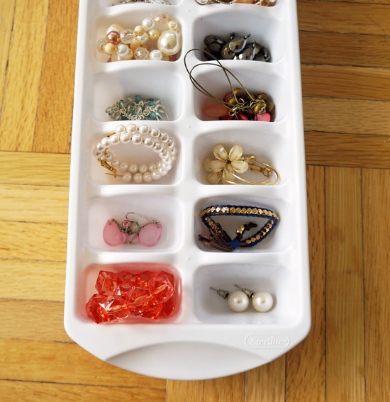 ice tray jewelry organizer