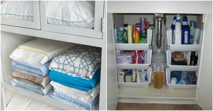 21 Tips and DIY Organization Ideas for the Home