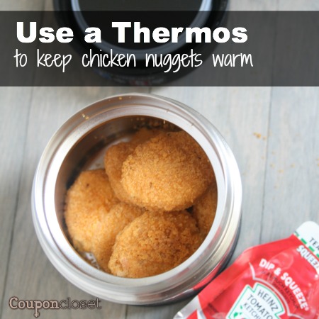 How to keep chicken nuggets warm in school lunchbox