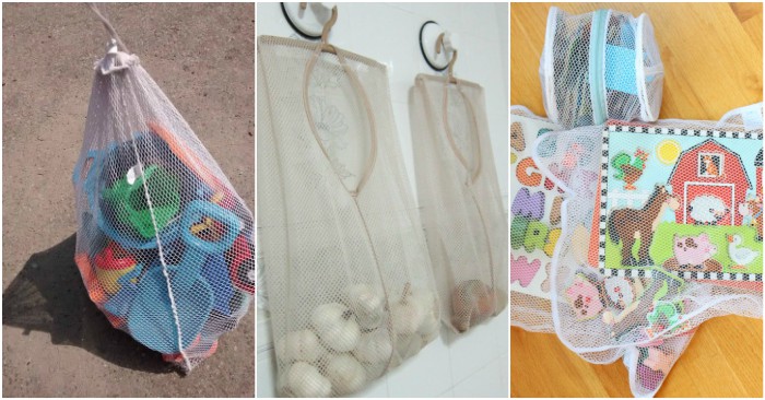 17 Surprisingly Smart Ways To Use Mesh Laundry Bags