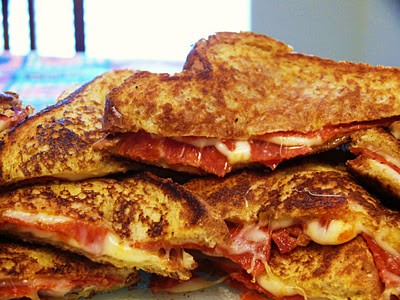 Pizza grilled cheese