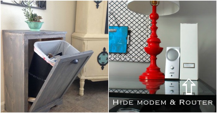 17 Clever Outside-the-Box Organization Ideas to Hide Eyesores