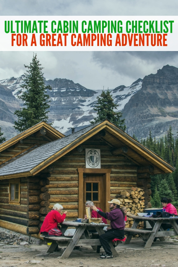 This cabin camping checklist is perfect for making certain you don't forget all the essential camping items for your camping trip! #onecrazyhouse #cabincampingchecklist #camping #outdoors