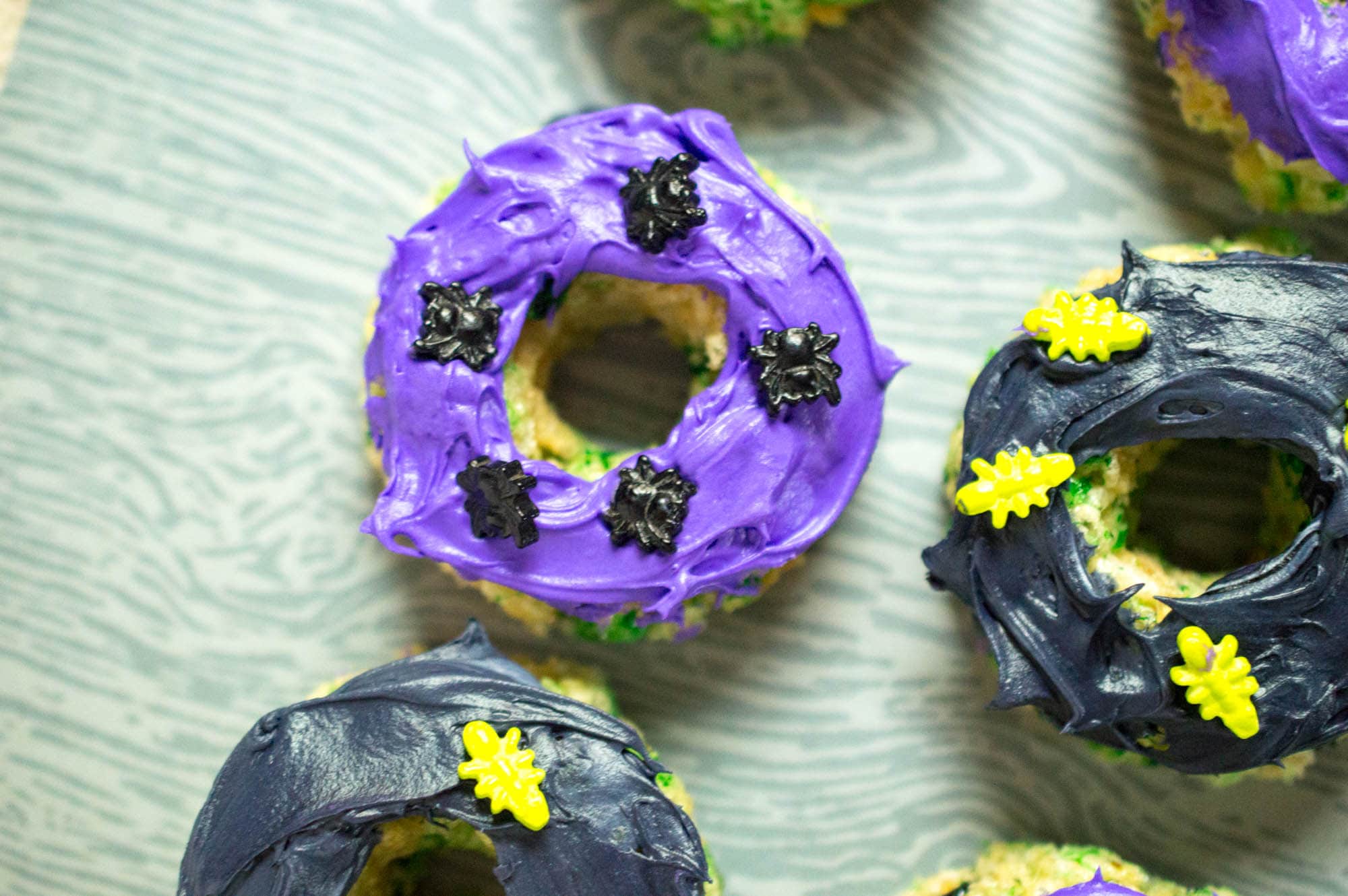 Homemade Halloween donuts