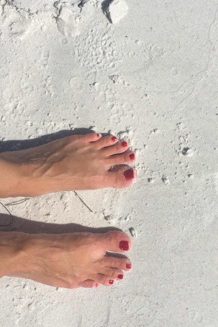 White crystal sands clear as far as your eyes can see